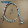 wholesale 7*7 1*19 galvanized steel inner wire rope 1.2mm 1.8mm 2mm with adjusting screw for motor and bicycle