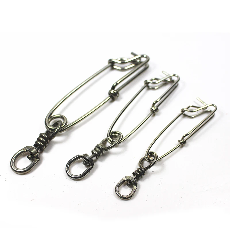 Stainless Steel Long Line Clips Snap With Heavy Duty Swivel For Tuna