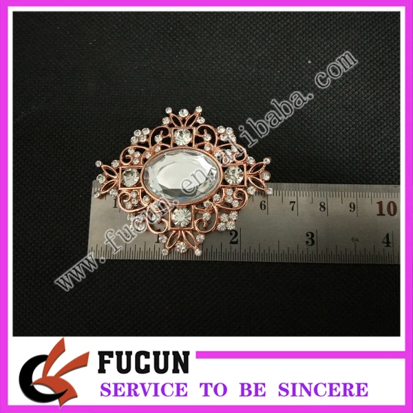 rose gold rhinestone wedding buckles 6cm height.jpg