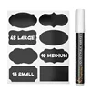 Reusable Waterproof Kitchen Pantry Bottle Chalkboard Stickers Labels