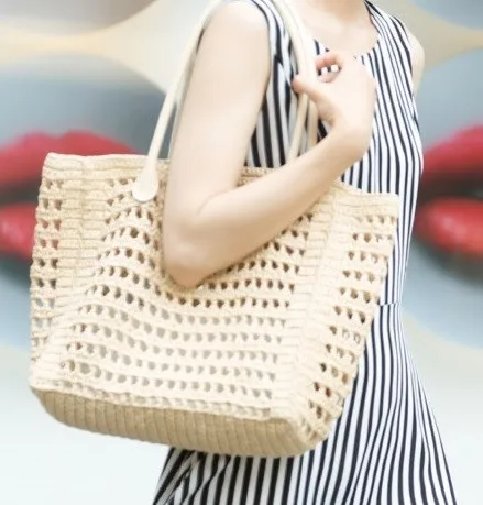 tote bolsa rafia