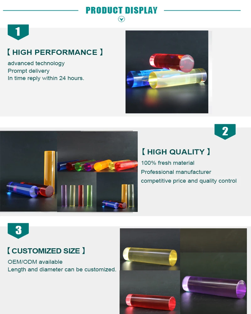 NAXILAI Best Quality Light Extruded Acrylic Colorful  PMMA Rod  for LED Light.jpg