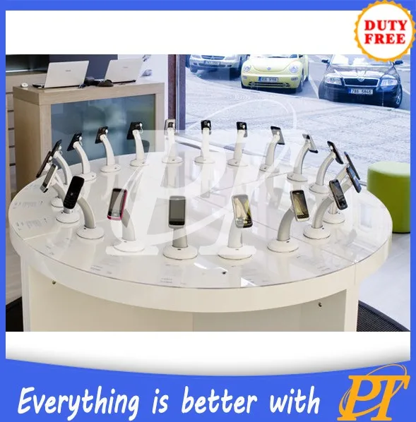 White Round Display Tables/cell Phone Display Table/display Tables For