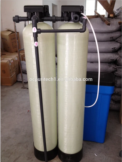 Home used shower water softener