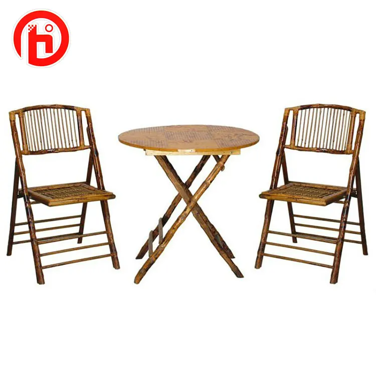 folding table and chairs cart