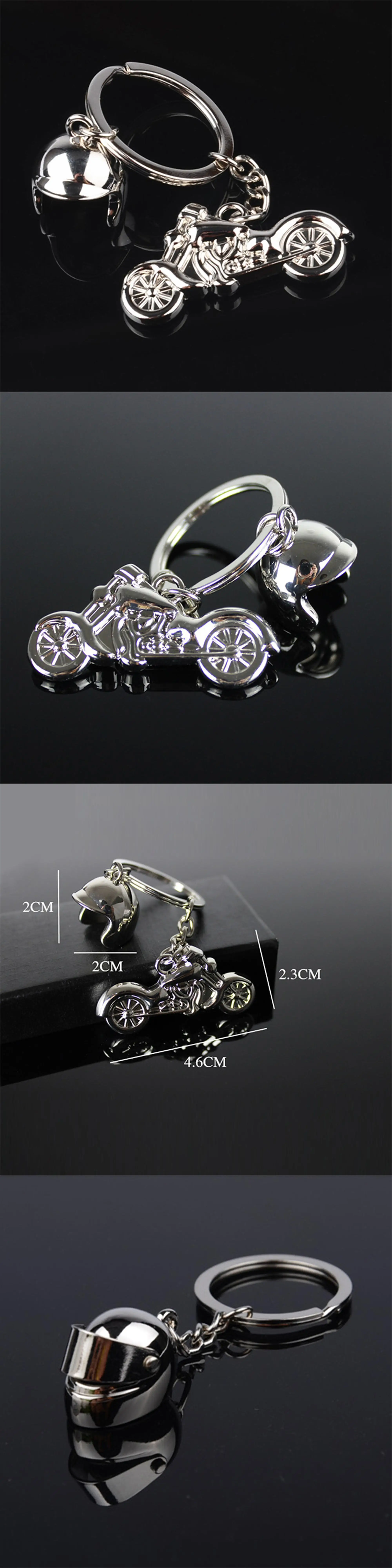 Custom Zinc Alloy Metal Motorcycle Helmet 3d Keychain Bicycle Motocross