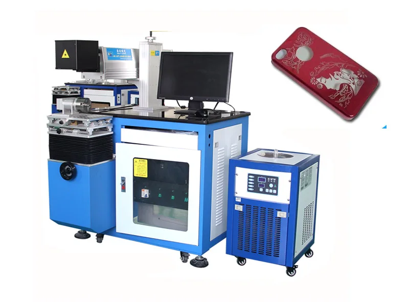 CO2 laser marking engraving machine with high resolution galvo head