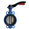 flanged circuit for washing the filters PN 16 304 316l Extended Stem with manual operation double flange butterfly valve