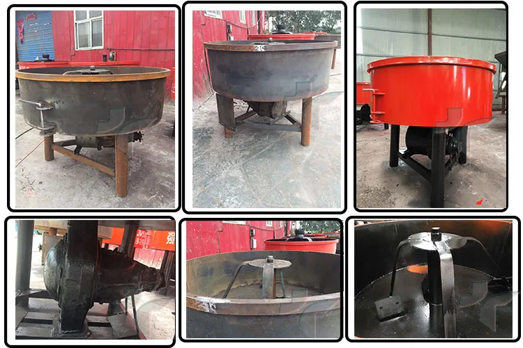 Diesel Small Fixed Compulsory Flat Pan Type 250L Concrete Mixer Jw250