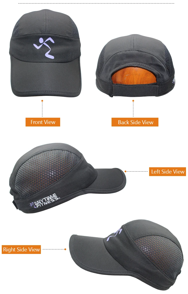 5 panel running cap