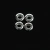 silver color metal spacer beads with plastic circle for necklace