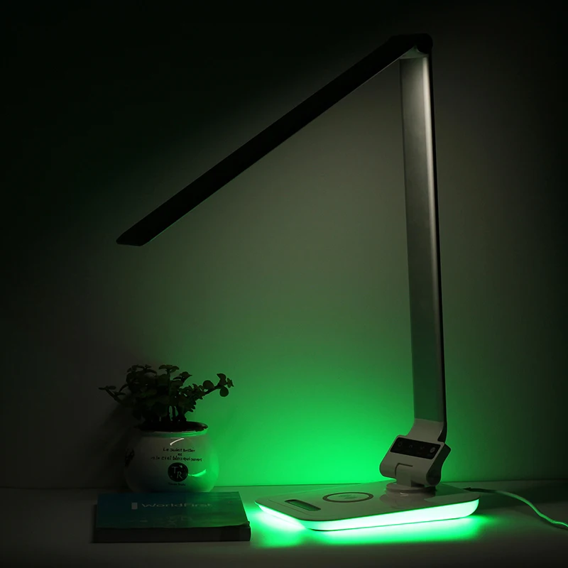 Умная настольная лампа. Светодиодная настольная лампа km-s601. Лампа snrqi. Night Light Desk Lamp + Wireless Charging. Lambaqi.