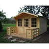 Economic New type prefabricated hut Summer Garden House Office Wooden Log Cabin shed for sale