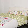 Forest design bedroom red rose tropical bedding set luxury 100% cotton