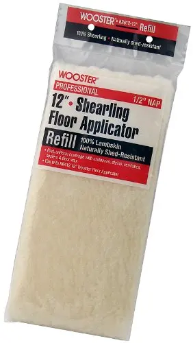 Wooster Brush RR612-10 Shearling Floor Applicator Refill 1//2-Inch Nap 10-Inch