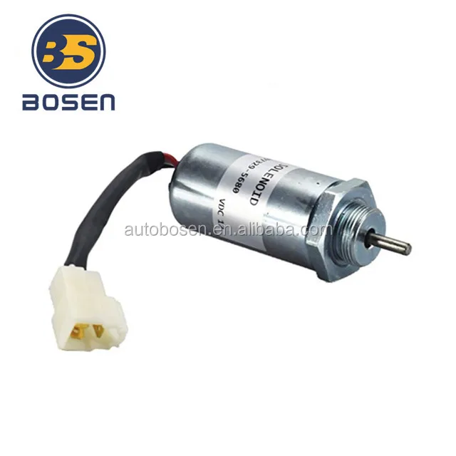 12V Fuel Shutoff Solenoid 8973295680 For Isuzu 3LD1 3LD2 4LE1 3LB1 4LB1 Engines