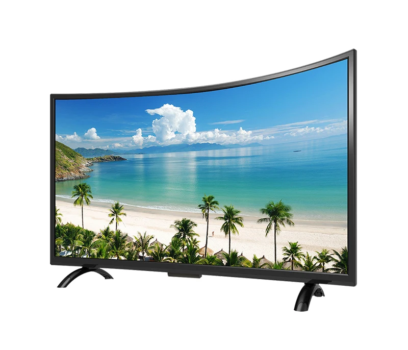 Factory Price 50"-75" curved smart tv with wifi