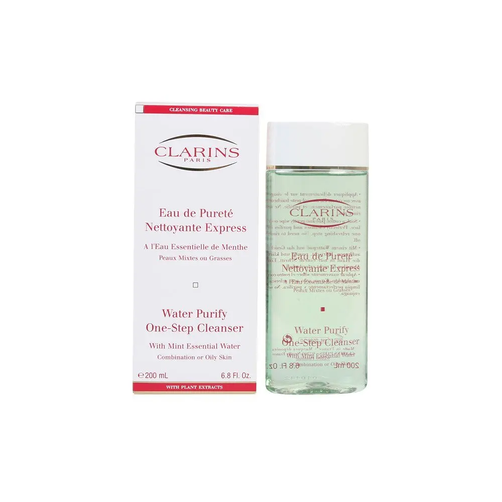 Clarins douche. Clarins Cleanser. Clarins Water Purify. Clarins one Step Cleanser. Eau de Purete nettoyante Express.