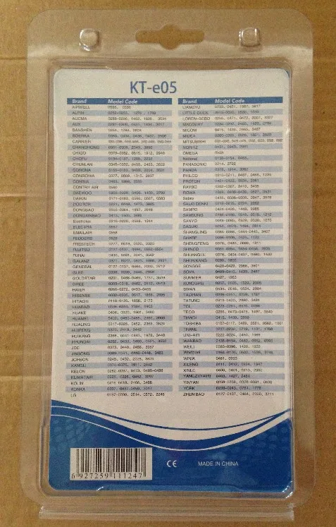 Original Air Condition Universal Remote Control