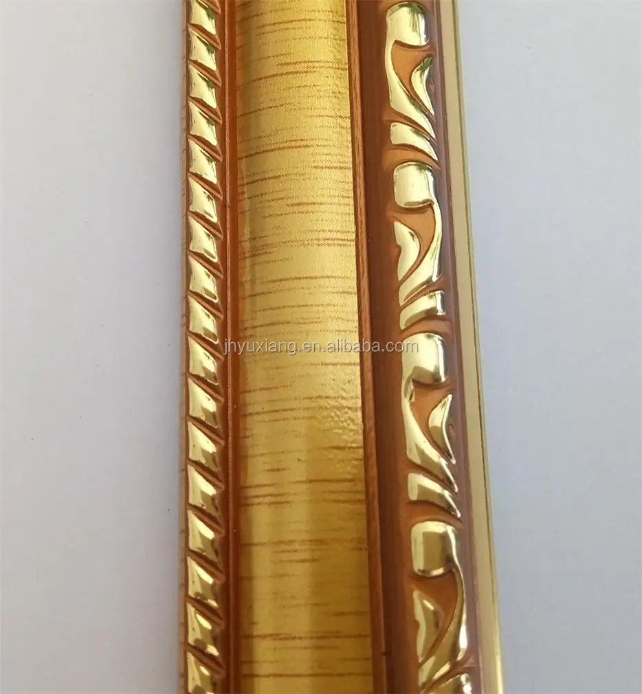 Hot Sale Most Popular Golden Color Polystyrene Photo Art Frame Strips