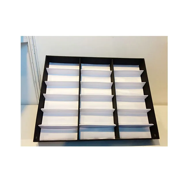 China Wholesale Black Cloth Tray White Satin 24 Eyewear Optical Frames