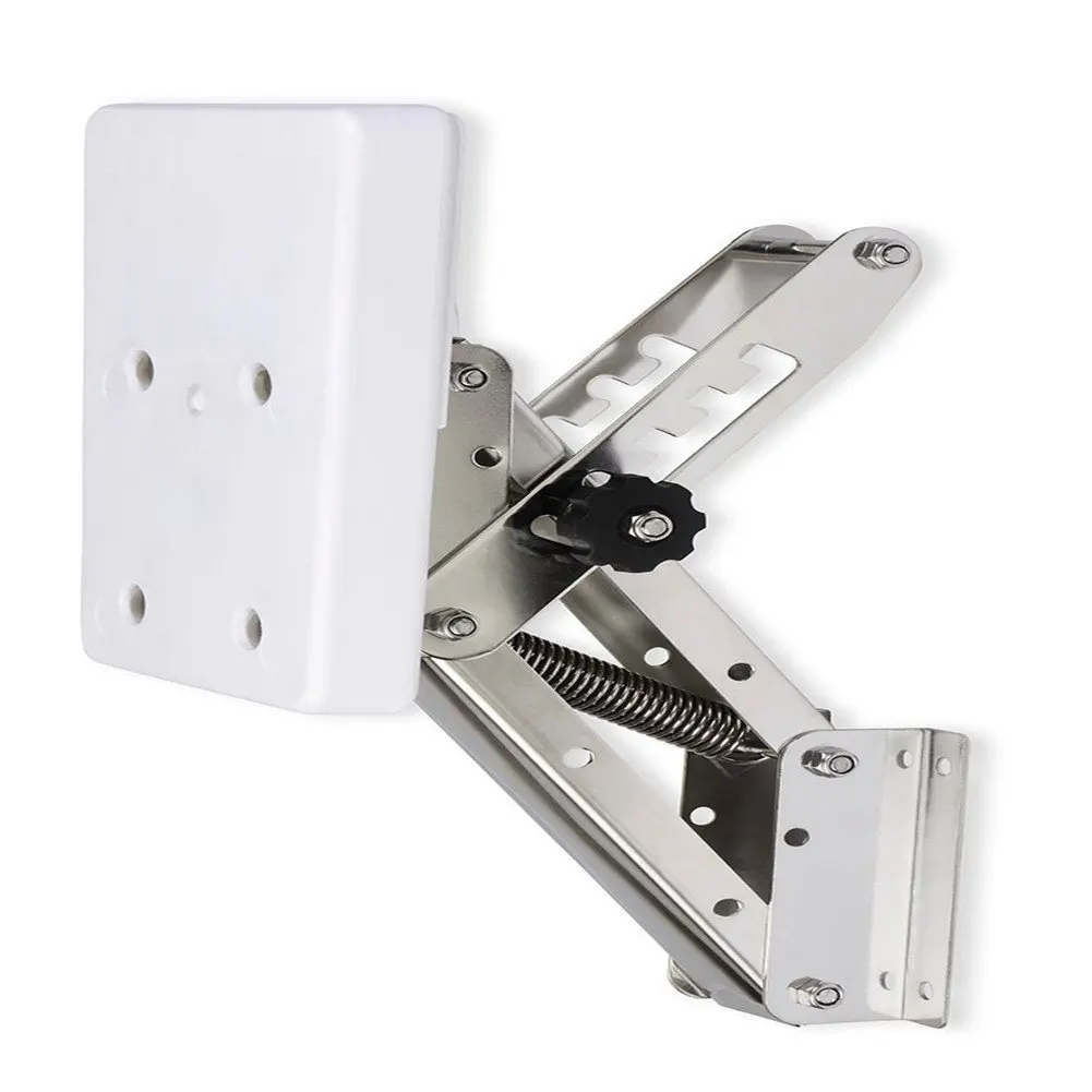 OUTBOARD MOTOR BRACKET Stainless Steel 10-HP 2-Stroke Auxiliary/Kicker ...