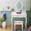 Shabby chic wall mounted dressing table vanity table