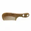 High Quality Custom Logo Anti Static Sandalwood Beard Lice Wooden Hair Comb