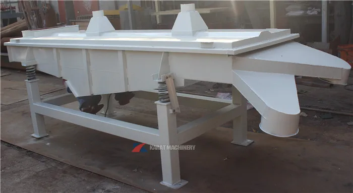 Electric linear industrial sand vibrating sieve machine