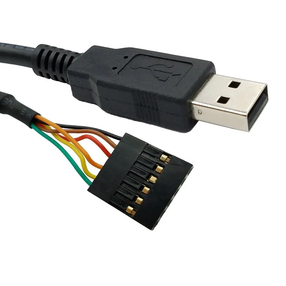 Ftdi Chip Usb To 5v Cable Usb Ttl Uart Serial Wire End 1.5m Ttl232r5vwe Compatible Buy Usb