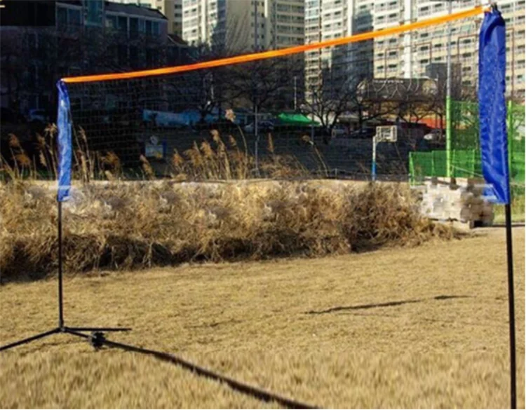 Factory Wholesale Indoor Foldable Badminton Net Portable With Pole