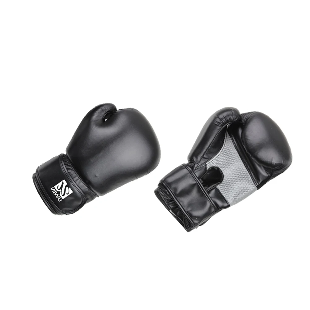 blue and black boxing gloves