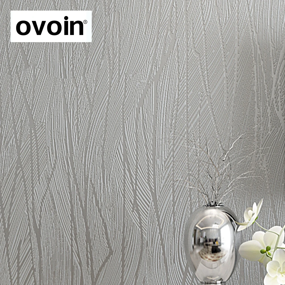 Modern Silver Grey Striped Wallpaper Roll Product Modern Silver Grey Striped Wallpaper Roll