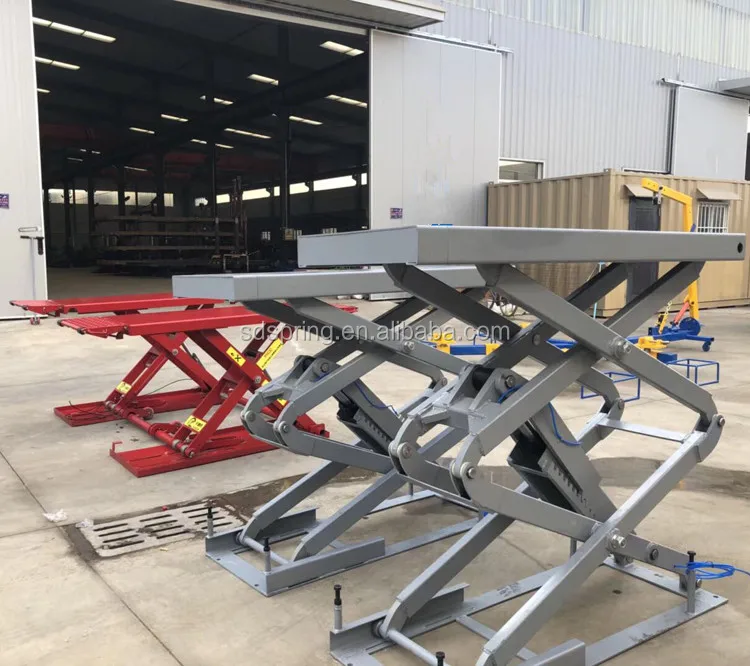 Cheap 3.5t Inground Scissor Lift Auto Lift Scissor Cheap Car Ramp