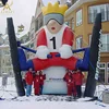 skiing park decoration inflatable Snowboard Boy, cartoon shape figure character supplier