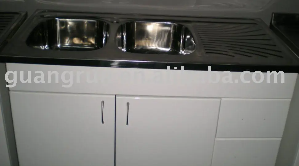 Venta Caliente De Pie Comercial Acero Inoxidable Lavadero Gabinete Gr