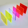 Fluorescent Acrylic Sheets vibrant colors including Fluorescent Pink