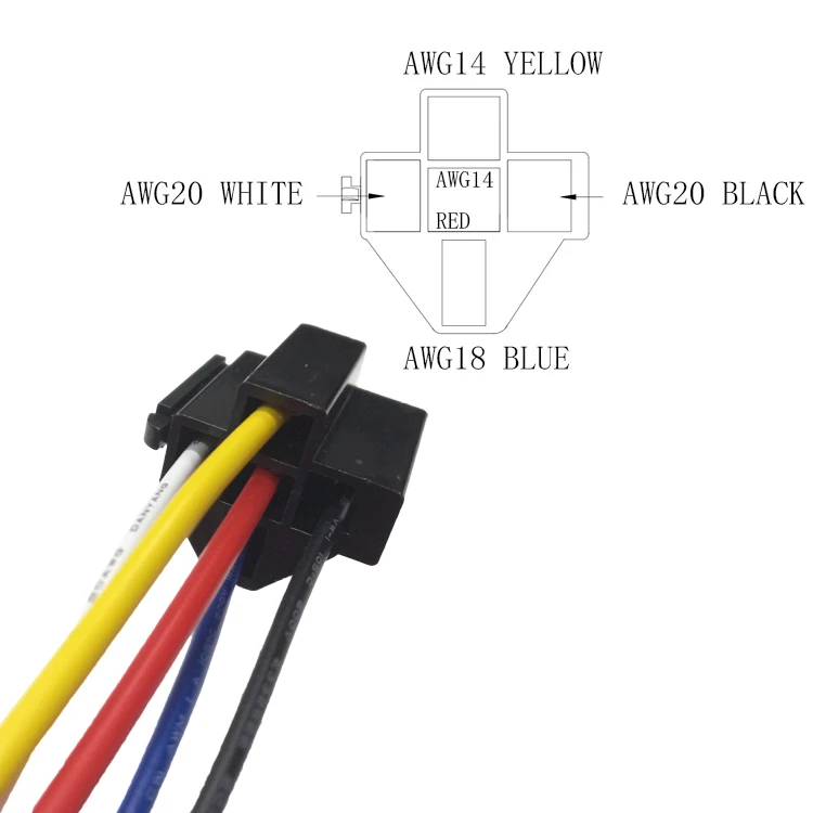 12v Dc 5 Pin Relay Socket For Bosch Type Relay