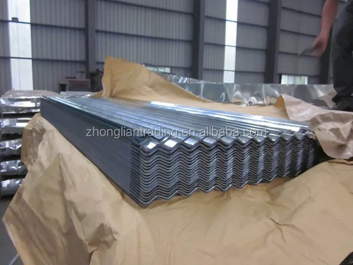 Ghana Popular Full Hard 0.7 Mm Thick Aluminum Corrugated Zinc Roofing