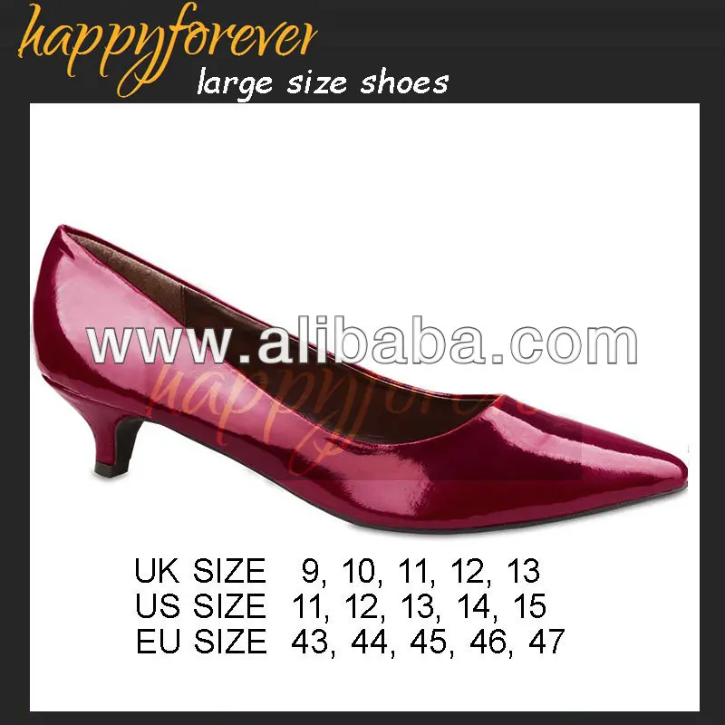 large size female shoes
