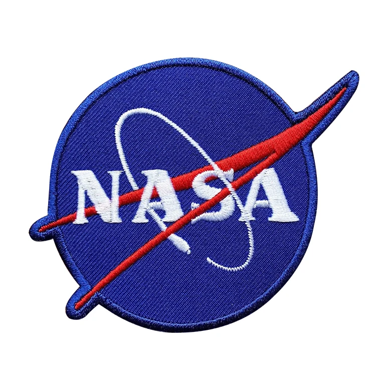 Wholesale Free Design Nasa Patch Custom Nasa Embroidered Patch - Buy 