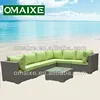 five star hotel plastic rattan outdoor furniture sofa germany