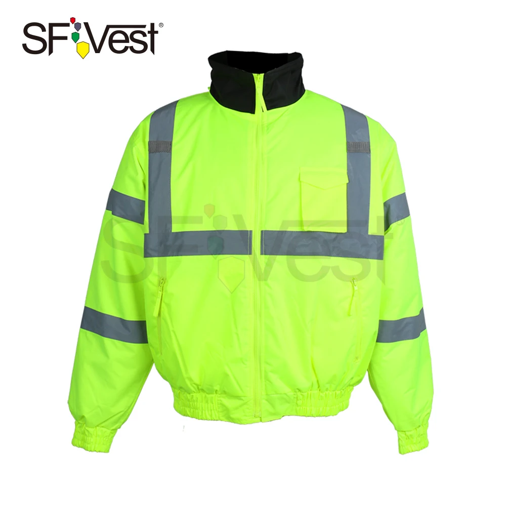 high visibility cycling jacket