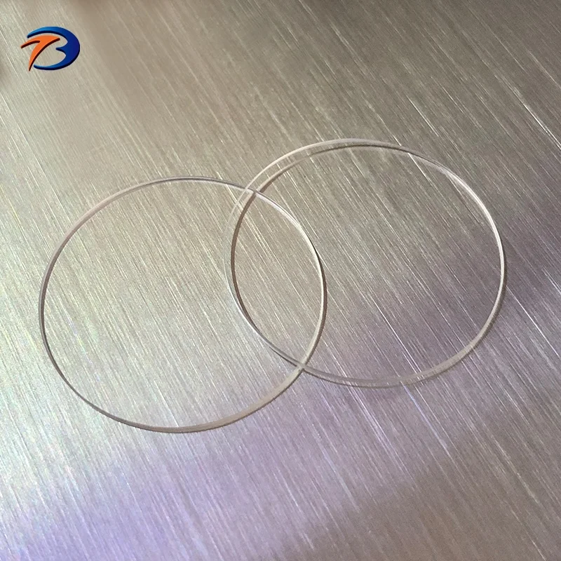 Customized 22.35mm 50.8mm optical glass sheet/UV fused silica windows lens