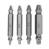 4Pcs Damaged Screw Extractor Set Easily Remove Stripped or Damaged Screws Double Ended Stripped Removers Hand Tool Sets