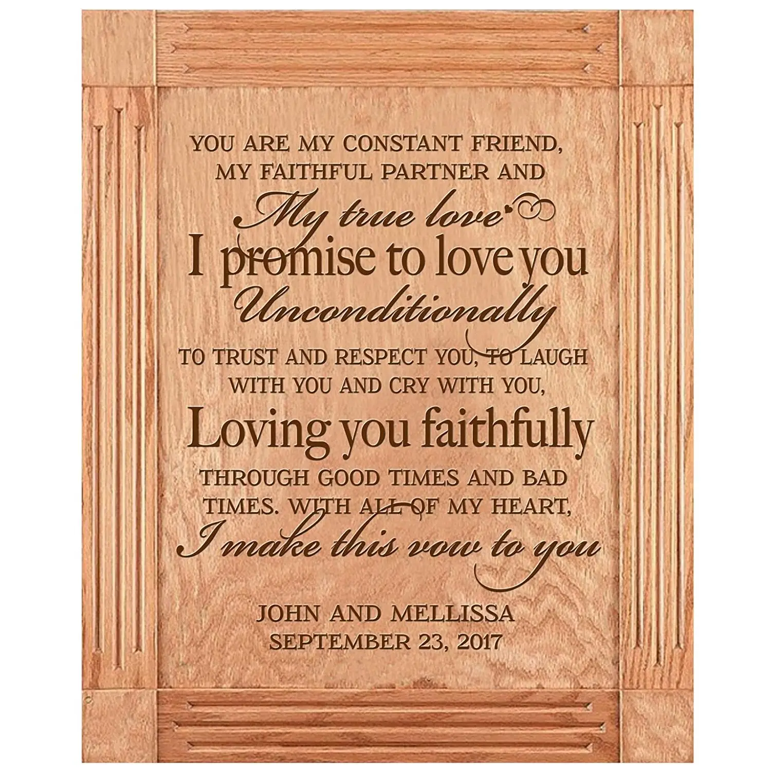 Buy Personalized 60th Parent Wedding Anniversary Wall Plaque Gifts For 