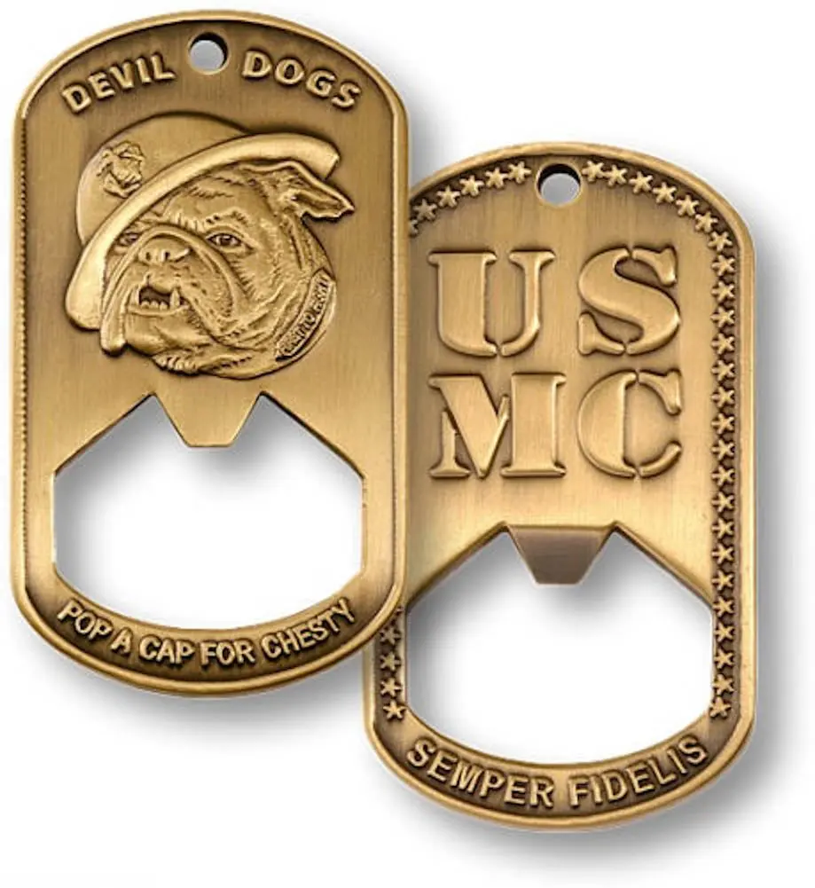 USMC US MARINES MARINE CORPS CHALLENGE COIN 1.6 inches PATRIOTIC SERIES
