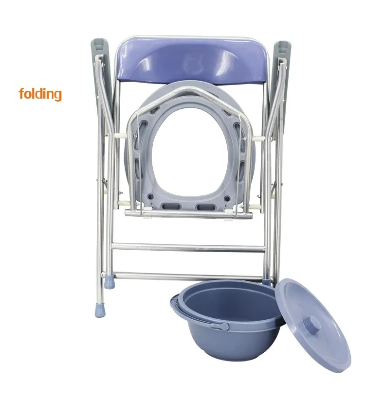 Malaysia Cheap Easy Patient Disabled Folding Toilet Aid Simple Commode