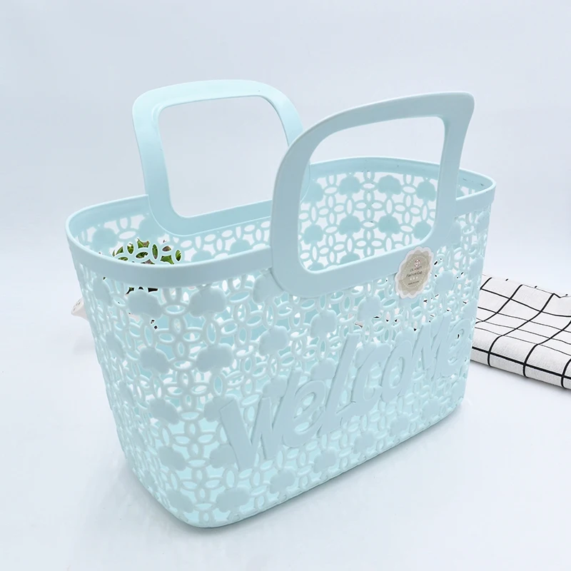 Hot Sale Multipurpose Flexible Basket Plastic Household Bath Shower