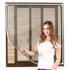 Adjustable DIY Magnetic Window Screen With White Frame Various Mesh Available Fit Any Size